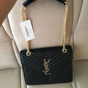 Black evening handbag
